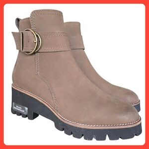 Blondo Waterproof Dagger Woman's Bootie Size 8.5 Sand Suede